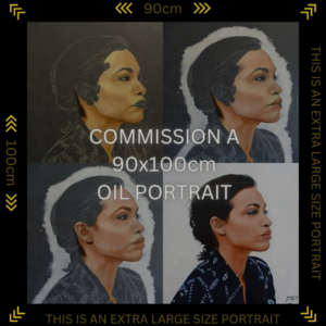 X-LARGE PORTRAIT 90X100cm