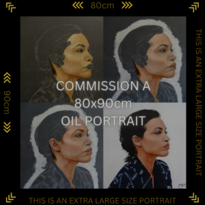 X-LARGE PORTRAIT 80X90cm